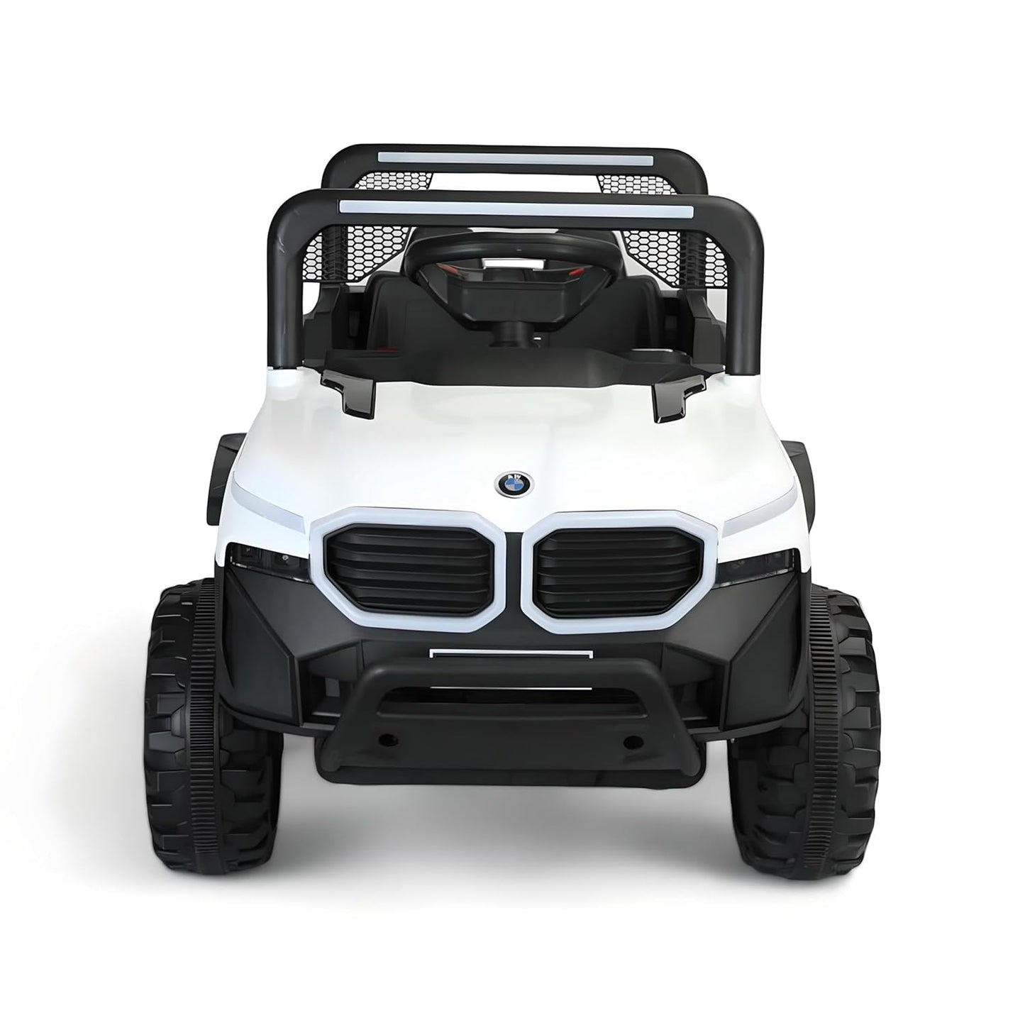 Maababy Battery-Operated Ride-on Jeep for Kids - Dual Control Mode, Swing Function, LED Lights, Music