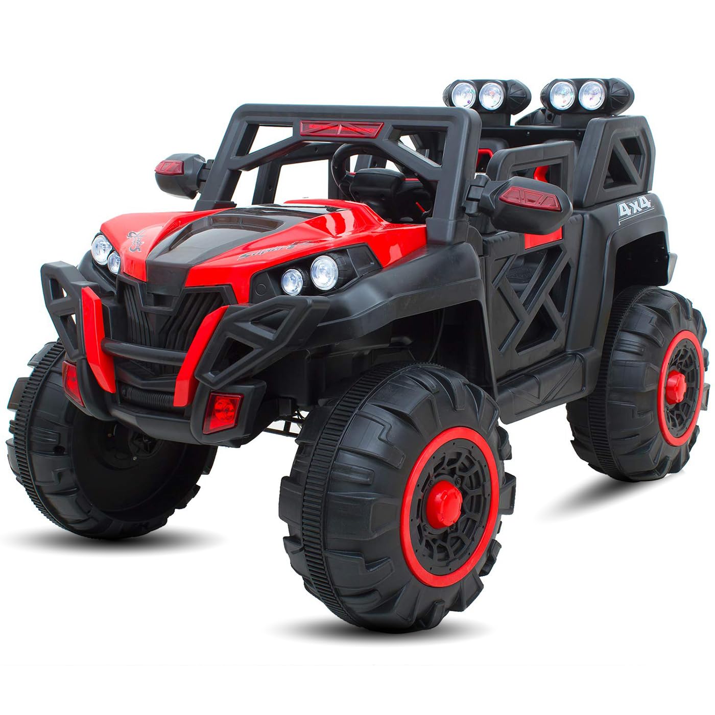 Kids Battery Operated 4x4 Big Size2188 Jeep 12V Battery Jeep Battery Operated Ride On - Red