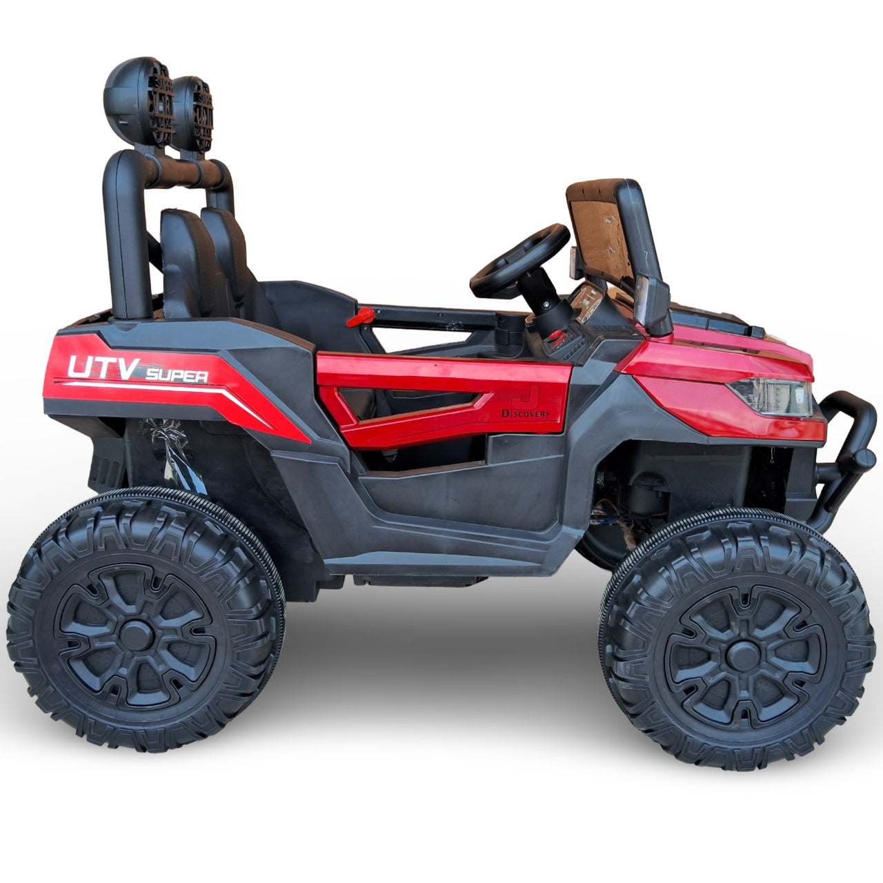 Maababy Battery Operated Jeep for Kids, Ride on Toy Baby Car with Light & Music, Kids Jeep Battery Car, Rechargeable Electric Jeep Car for Kids to Drive 3 to 10 Years Boy Girl