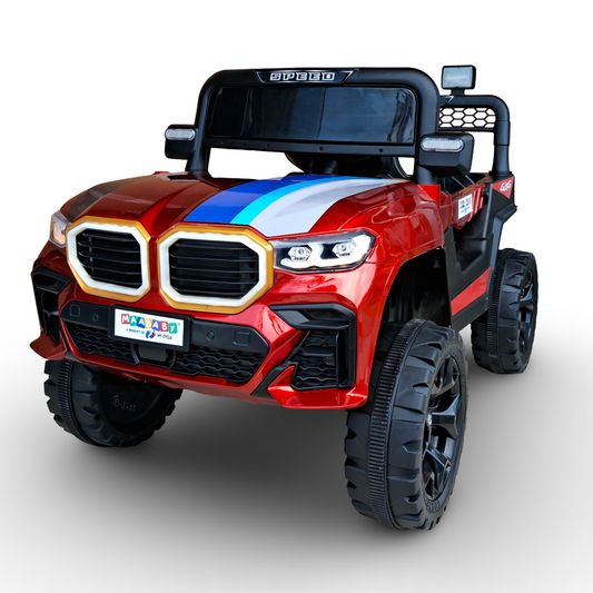 Kids Bmw Model Battery Operated Electric Rideon 4x4 [Red]