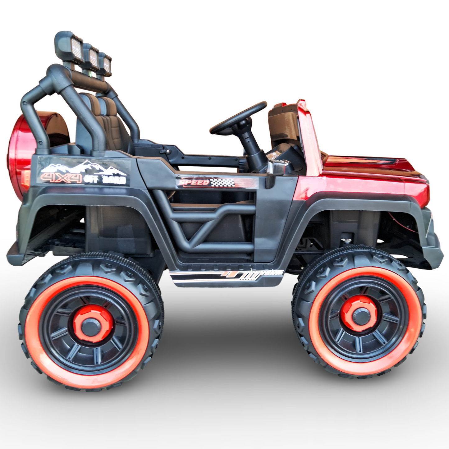 Kids New Model Full Size Electric Jeep 4x4 [Red]