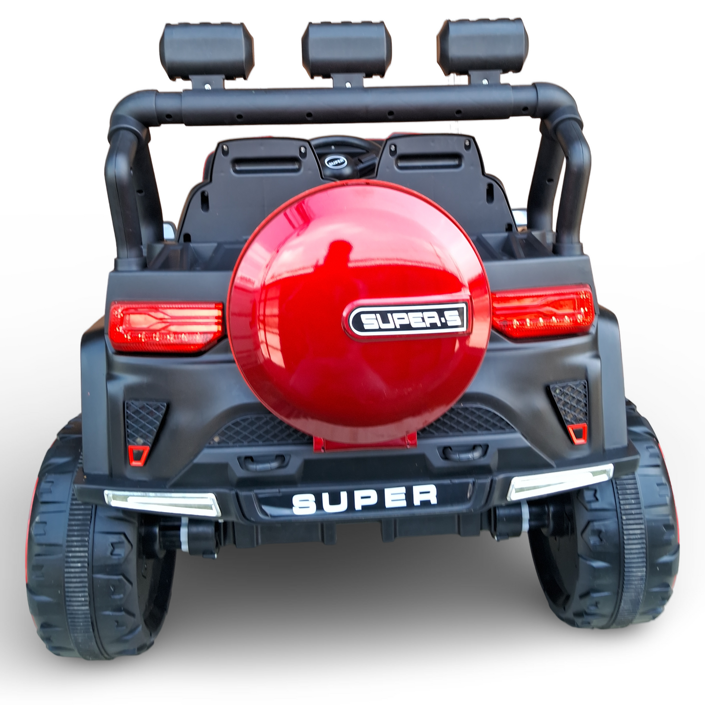 Kids New Model Full Size Electric Jeep 4x4 [Red]