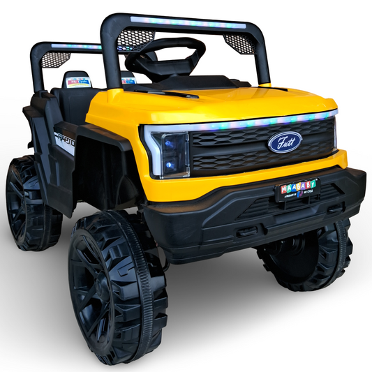 Kids Battery Operated Electric Rideon Jeep 4x4 [Yellow]