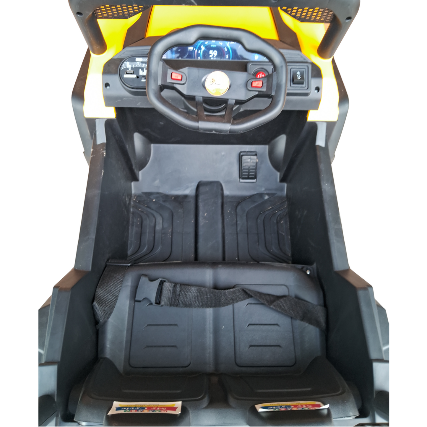 Kids Battery Operated Electric Rideon Jeep 4x4 [Yellow]