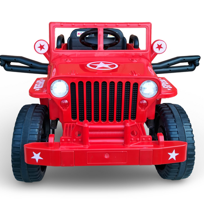 Kids Battery Operated Old Model Electric Rideon Jeep [Red]