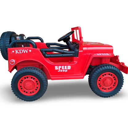 Kids Battery Operated Old Model Electric Rideon Jeep [Red]