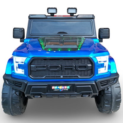 Kids Mercedes Model Battery Operated Electric Rideon 4x4 Big Size Jeep [Blue]