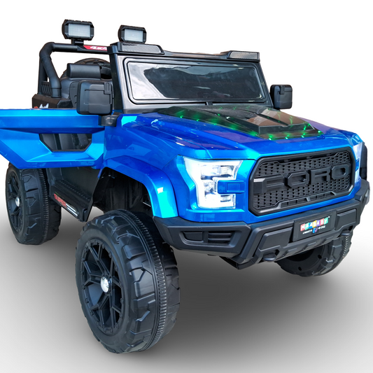 Kids Mercedes Model Battery Operated Electric Rideon 4x4 Big Size Jeep [Blue]