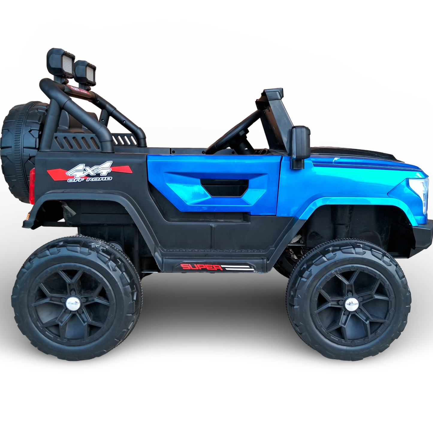 Kids Mercedes Model Battery Operated Electric Rideon 4x4 Big Size Jeep [Blue]