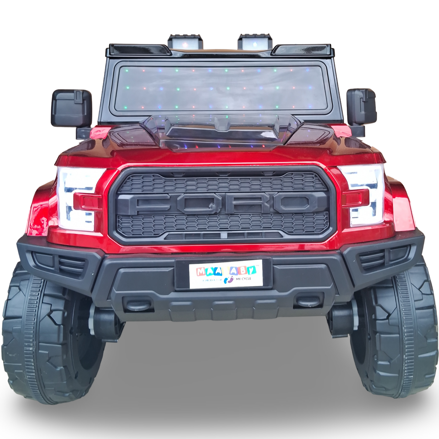 Kids Ford Type Battery Operated Electric Rideon Jeep 4x4 [Red]