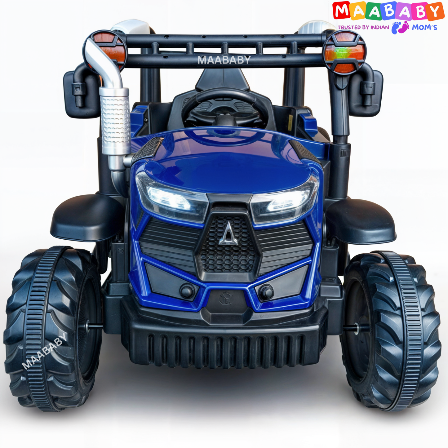 Kids Battery Operated Tractor Model Electric Rideon [Blue]