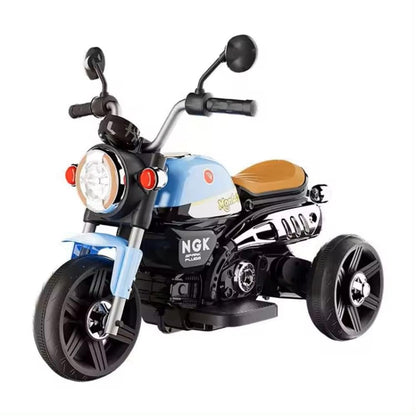 Maababy  monkey ' Battery-Operated Bike - Lights, Music,Ages 1-5 Years (RED)