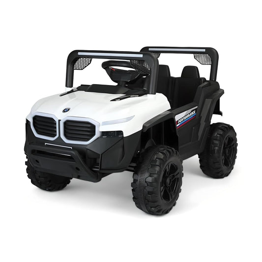 Maababy  Battery-Operated Ride-on Jeep for Kids - Dual Control Mode, Swing Function, LED Lights, Music