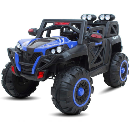 Kids Battery Operated 4x4 Big Size2188 Jeep 12V Battery Jeep Battery Operated Ride On - Blue