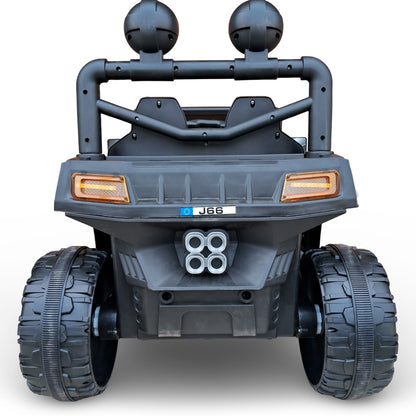 Maababy Battery Operated Jeep for Kids, Ride on Toy Baby Car with Light & Music, Kids Jeep Battery Car, Rechargeable Electric Jeep Car for Kids to Drive 3 to 10 Years Boy Girl