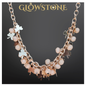 Glowstone Modern Clover Charm Chain Necklace