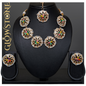 Glowstone Multicolor Designer Necklace Set for Traditional & Festive Wear