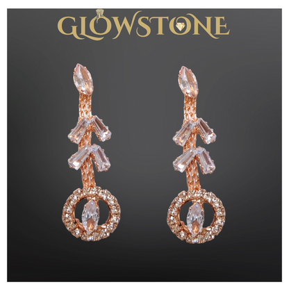 Glowstone XO Design Radiance Rose Gold Necklace Set