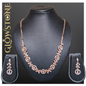 Glowstone XO Design Radiance Rose Gold Necklace Set