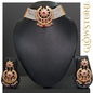 Glowstone Celestial Pearl Bloom Elegance Necklace / Choker Set Traditional Rajputi